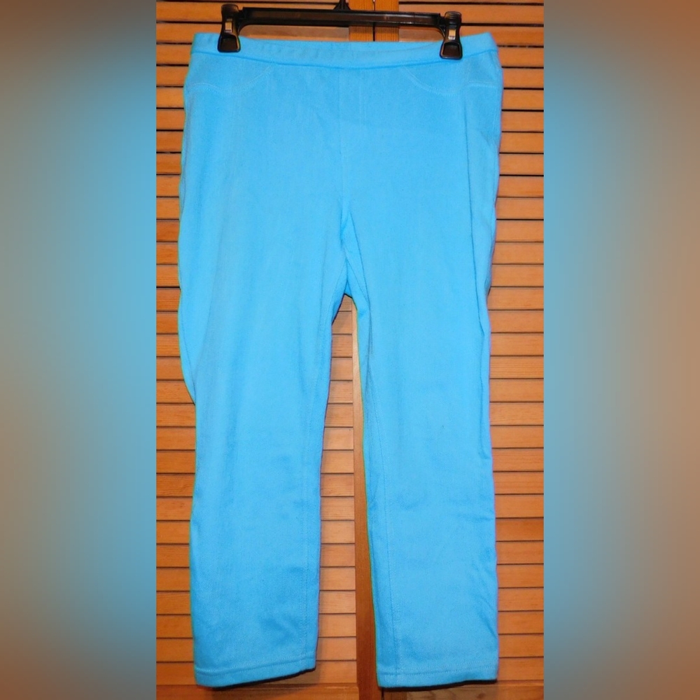 Womens Strechy Jeggings Color Sky Blue Size Medium